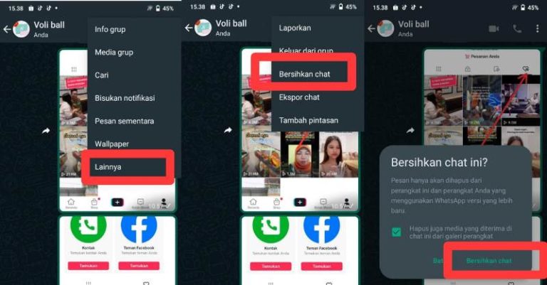 Cara Menghapus Chat Di Grup Whatsapp Tanpa Baca Hingga Untuk Semua