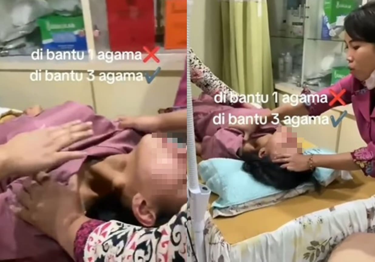 Viral Video Wanita Kesurupan Dibacakan Doa Dari 3 Agama Netter The