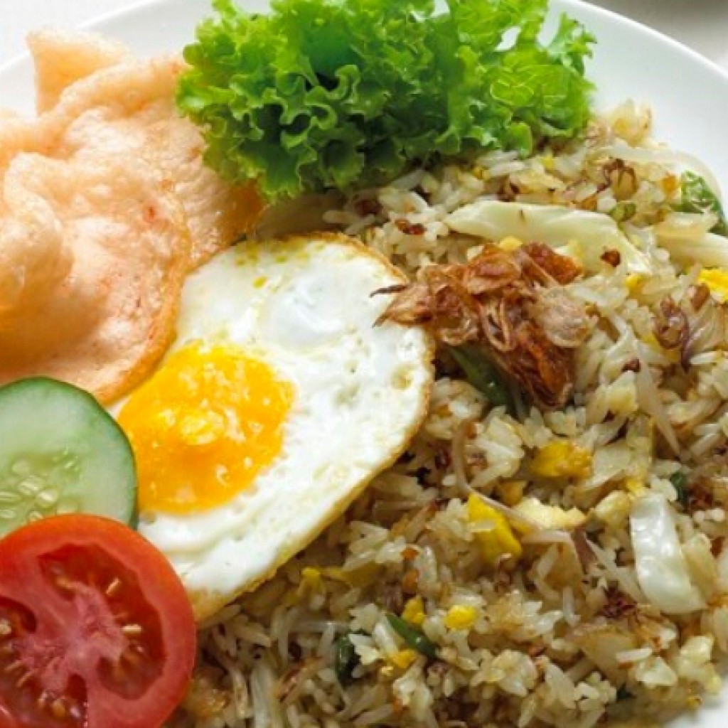 Delicious special fried rice for breakfast