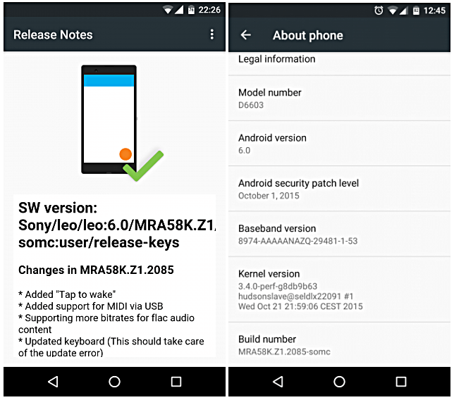 Update OTA Android Marshmallow Pertama dari Sony Siap Diuji