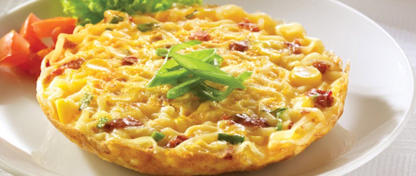 resep omelet mie