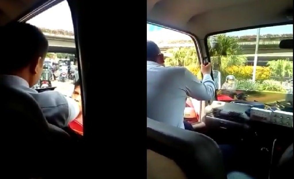 Mobil Diderek Gara Gara Parkir di Bawah Rambu Larangan Pria Ini Ngamuk dan Berusaha Nyuap Petugas