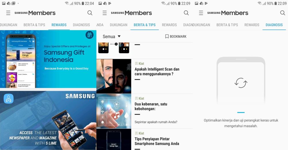 Aplikasi Samsung Member