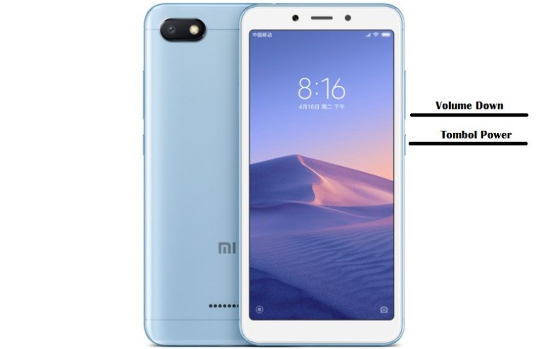 Скриншот на xiaomi redmi note 12. Redmi 6a вид с боку.