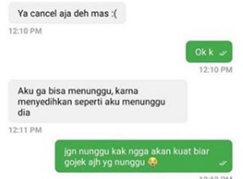 Cancel Orderan Ojol Alasan Customer Ini Bikin Netizen Ngakak