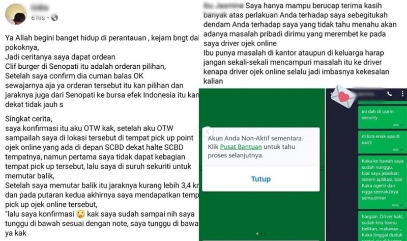 Bikin Ikut Sedih Driver Ojol Bagikan Kisah Pilu Usai Dimaki Kustomer Sampai Kena Suspend