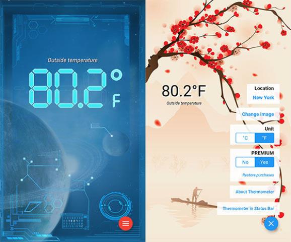 Aplikasi pengukur suhu Thermometer Free