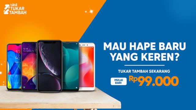 Aplikasi tukar tambah HP BliBli