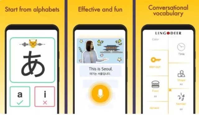 Aplikasi belajar bahasa Korea LingoDeer