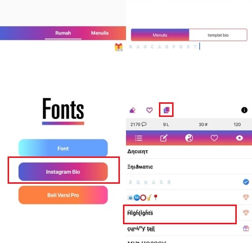 Cara Mengubah Font Bio di IG dengan Aplikasi