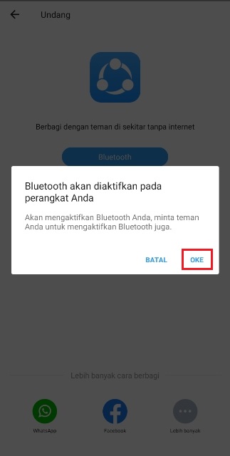 Pengaktifkan Bluetooth