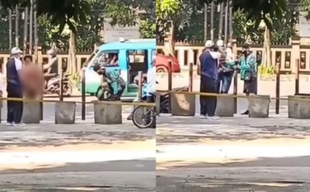 Viral Driver Ojol Rela Berikan Pakaian Miliknya ke ODGJ yang Telanjang di Pinggir Jalan