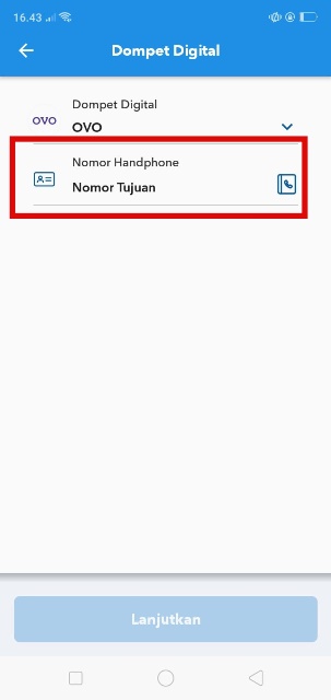 Maukan nomor HP OVO