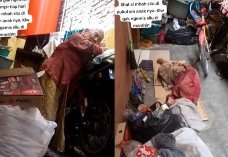 Sedih Nenek Renta Dipaksa Mengemis Oleh Anak Dimarahi dan Dipukul Kalau Menolak