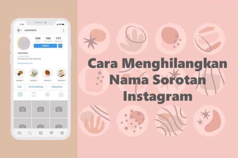 Cara Menghilangkan Nama Sorotan IG