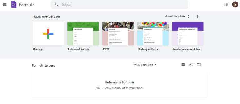 Cara Mengunci Google Form