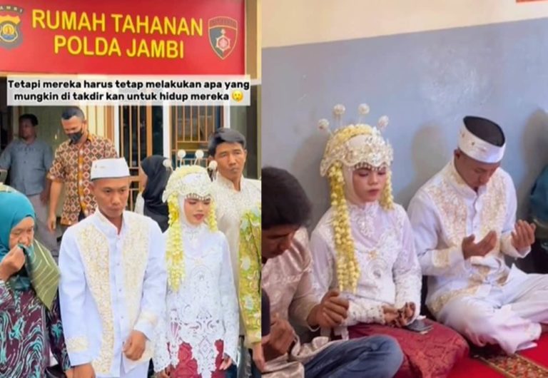 VIRAL Momen Haru Pasangan Menikah di Penjara, Harus Berpisah 15 Tahun Usai Akad