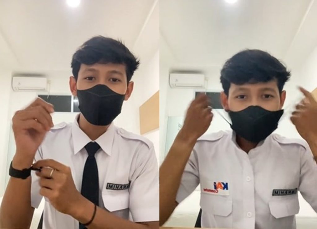 Viral Penampilan Masinis Mirip Seperti Anak SMP, Pas Maskernya Dibuka Netter Auto Melongo