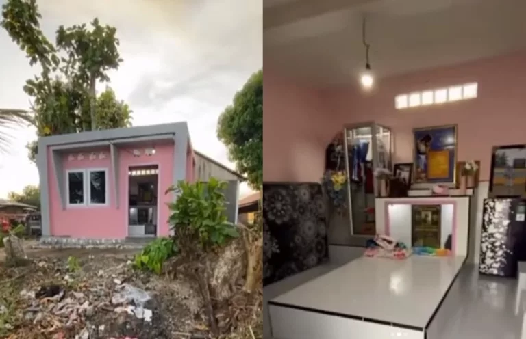 VIRAL Istri Bangun Rumah Singgah di Atas Makan Suami dengan Fasilitas Lengkap, Bukti Cinta