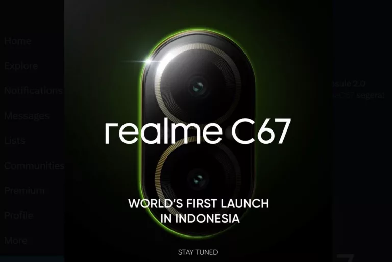 Teaser Realme C67