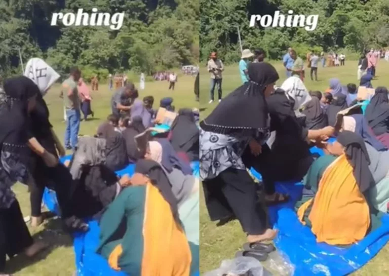 VIRAL Emak emak di Aceh Usir Pengungsi Rohingya dari Desa, Reaksinya Malah Begini