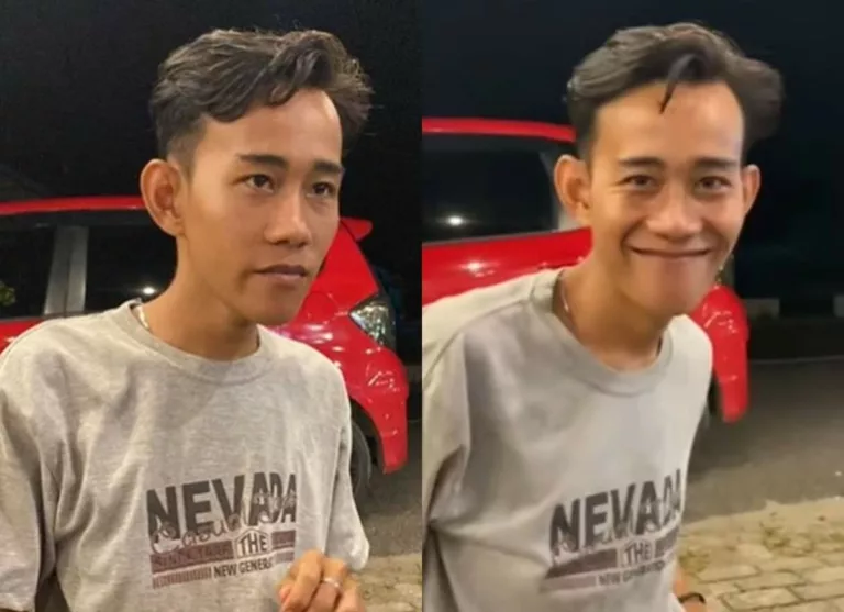 VIRAL Sosok Pria Berparas Mirip Gibran Rakabuming, KW Super ini Mah!