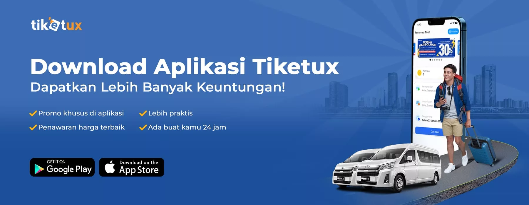 Tiket Bus dan Travel